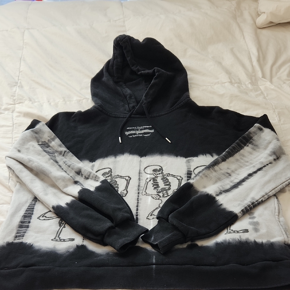 Disney Black and White Skeleton Sweater